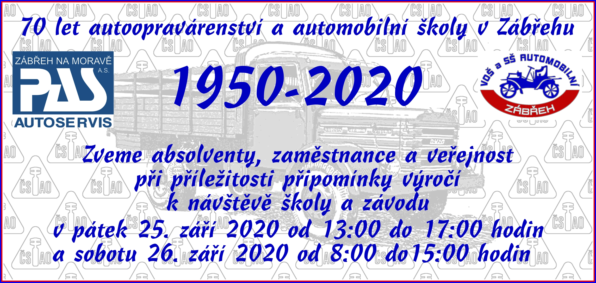 70 let školy – ZRUŠENO!!!