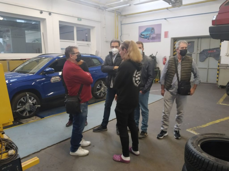 Pedagogové ze Španělska na VOŠ a SŠ automobilní Zábřeh